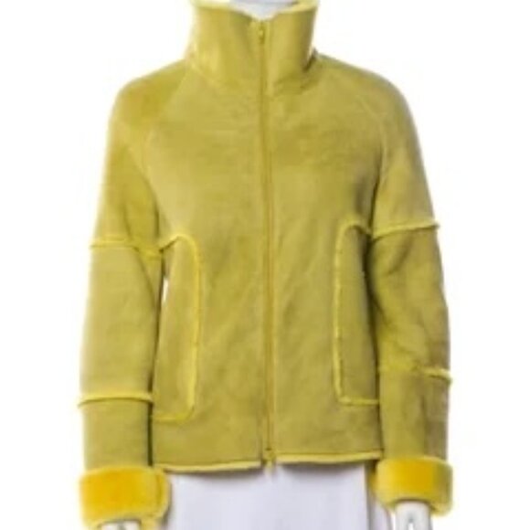 Hache leather & shearling jacket - Picture 1 of 3